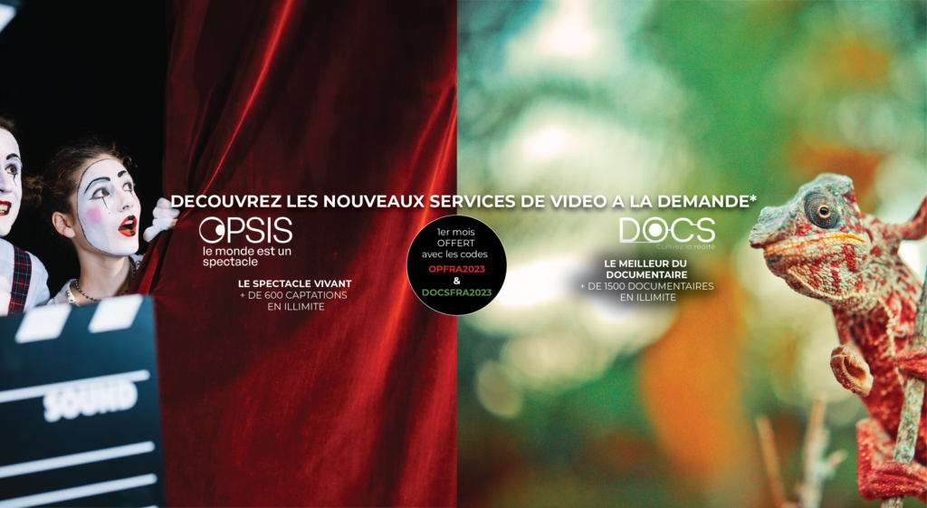 OPSIS TV SVOD-DIENSTE UND TV-DOCS, DIE 1 MONAT ÜBER DIE TV-ANWENDUNG FRANSAT CONNECT ANGEBOTEN werden